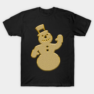 Merry Christmas Golden Santa T-Shirt